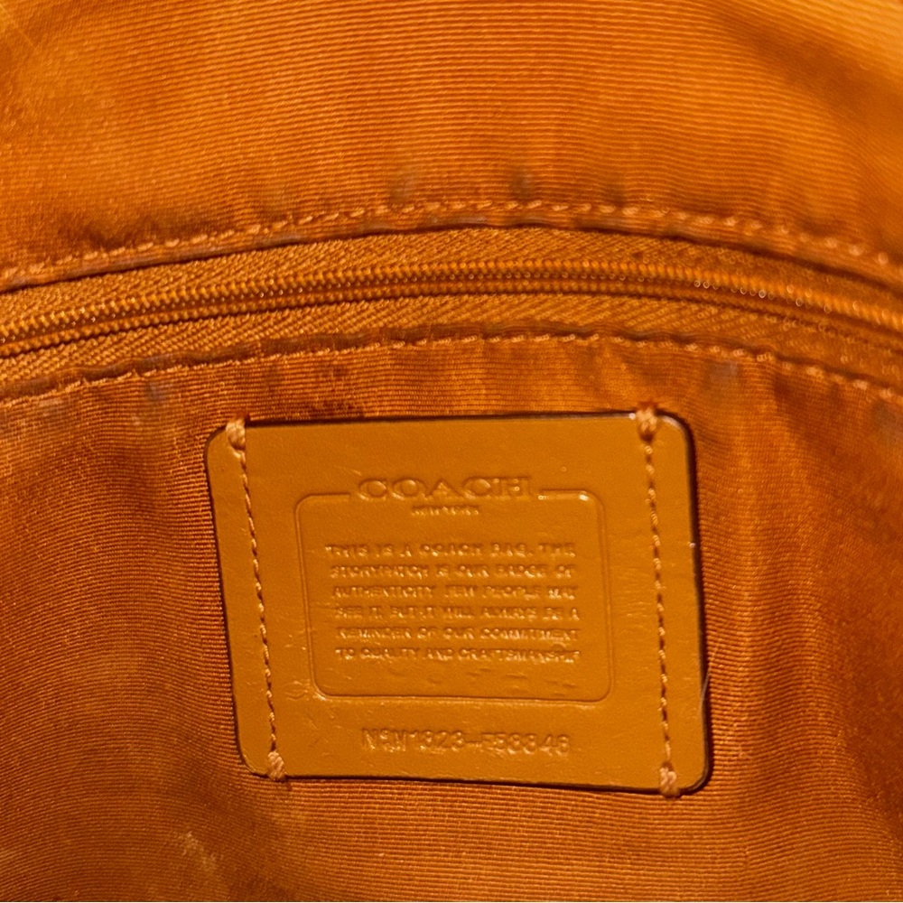 Coach Brown Leather Tote and Wallet Set - Picture 6 of 6